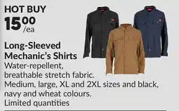 Princess Auto Long-Sleeved Mechanic's Shirts offer