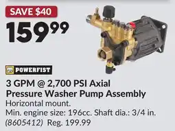 Princess Auto 3 GPM @ 2,700 PSI Axial Pressure Washer Pump Assembly offer
