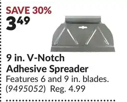Princess Auto 9 in. V-Notch Adhesive Spreader offer