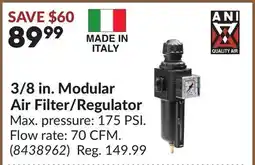 Princess Auto 3/8 in. Modular Air Filter/Regulator offer