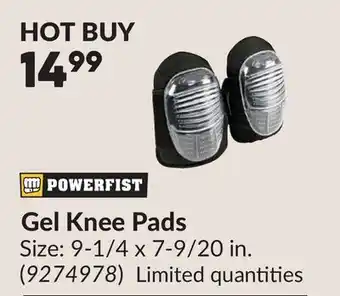 Princess Auto Gel Knee Pads offer