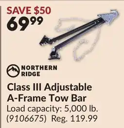 Princess Auto Class III Adjustable A-Frame Tow Bar offer