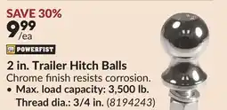 Princess Auto 2 in. Trailer Hitch Balls offer