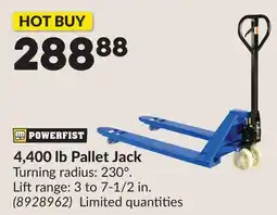 Princess Auto 4,400 lb Pallet Jack offer