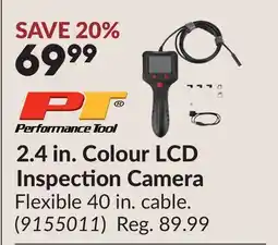 Princess Auto 2. 4 in. Colour LCD Inspection Camera offer