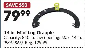 Princess Auto 14 in. Mini Log Grapple offer