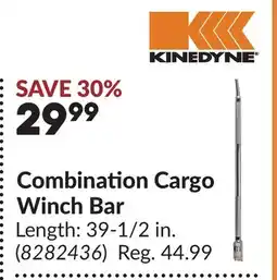 Princess Auto Combination Cargo Winch Bar offer