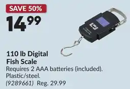 Princess Auto 110 lb Digital Fish Scale offer