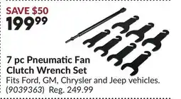 Princess Auto 7 pc Pneumatic Fan Clutch Wrench Set offer