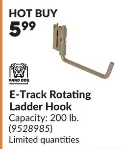 Princess Auto E-Track Rotating Ladder Hook offer