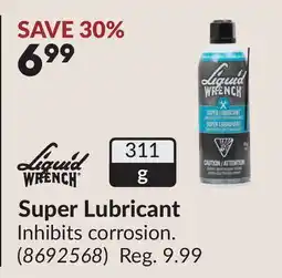 Princess Auto Super Lubricant offer