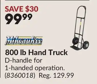 Princess Auto 800 lb Hand Truck offer