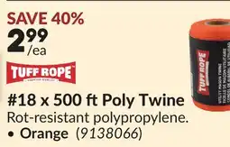 Princess Auto 18 x 500 ft Poly Twine offer