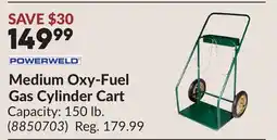 Princess Auto POWERWELD Medium Oxy-Fuel Gas Cylinder Cart offer