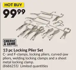 Princess Auto 13 pc Locking Plier Set offer