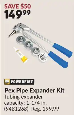Princess Auto Pex Pipe Expander Kit offer