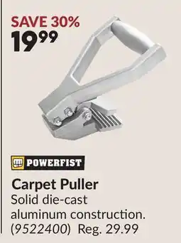 Princess Auto Carpet Puller offer