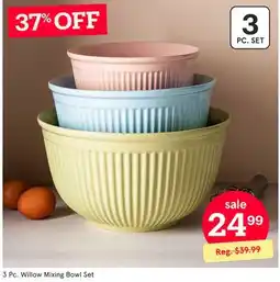 Kitchen Stuff Plus 3 Pc. Willow Mixing Bowl Set offer