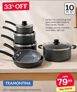 Kitchen Stuff Plus 10 Pc. Tramontina Primaware Cookware Set offer