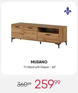 Meubles RD Musano - TV Stand with Drawer 60 offer