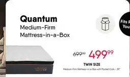 Meubles RD Quantum Medium-Firm Mattress-in-a-Box offer