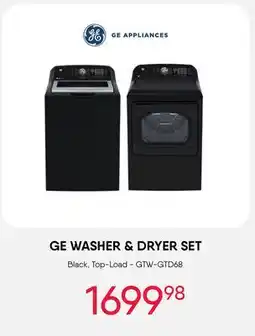 Meubles RD GE APPLIANCES WASHER & DRYER SET offer