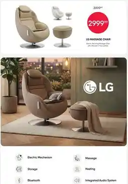 Meubles RD LG MASSAGE CHAIR offer