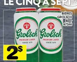 Supermarché PA BIÈRES GROLSCH | Beer offer