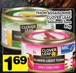 Supermarché PA THON ASSAISONNÉ CLOVER LEAF | Seasoned Tuna offer