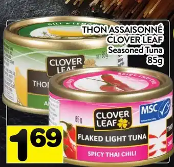 Supermarché PA THON ASSAISONNÉ CLOVER LEAF | Seasoned Tuna offer