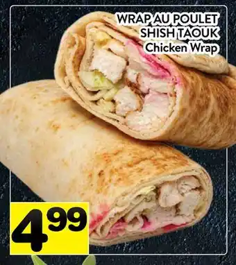 Supermarché PA WRAP AU POULET SHISH TAOUK | Chicken Wrap offer
