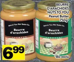 Supermarché PA BEURRE D'ARACHIDES NUTS TO YOU | Peanut Butter offer