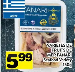 Supermarché PA VARIÉTÉS DE FRUITS DE MER FANARI | Seafood Variety offer