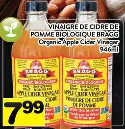 Supermarché PA VINAIGRE DE CIDRE DE POMME BIOLOGIQUE BRAGG | Organic Apple Cider Vinegar offer