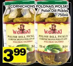 Supermarché PA CORNICHONS POLONAIS WOLSKI | Polish Dill Pickles offer