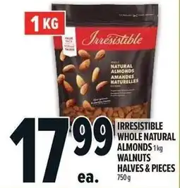 Metro Irresistible whole natural almonds, walnuts halves & pieces offer