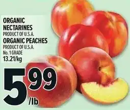 Metro Organic nectarines, organic peaches offer