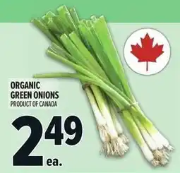 Metro Organic green onions offer