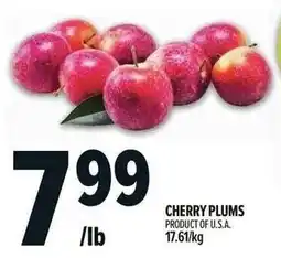 Metro Cherry plums offer