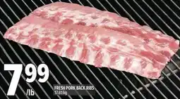 Metro Fresh pork back ribs offer