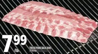 Metro Fresh pork back ribs offer