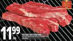 Metro Red grill beef short ribs offer