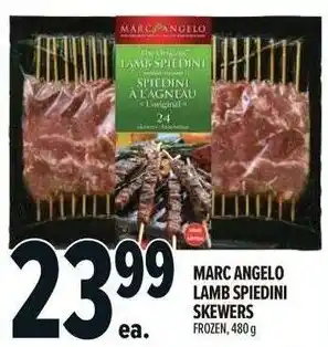 Metro Marc angelo lamb spiedini skewers offer