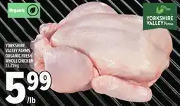 Metro Yorkshire valley farms organic fresh whole chicken offer