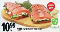 Metro Fresh stuffed rainbow trout roasts offer