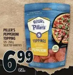 Metro Piller's pepperoni topping offer