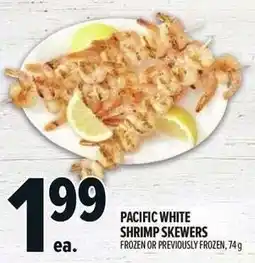 Metro Pacific white shrimp skewers offer
