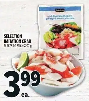 Metro Selection imitation crab flakes or sticks offer