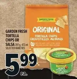 Metro Garden fresh tortilla chips or salsa offer