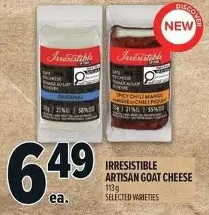 Metro Irresistible artisan goat cheese offer